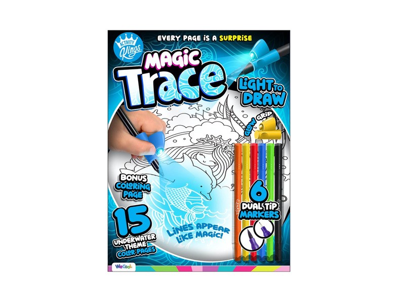 Magic Trace kezdőszett — víz alatti világ, UV lámpa, filctollak