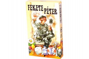 Fekete Péter klasszikus kártyajáték - aquarell illusztrációk