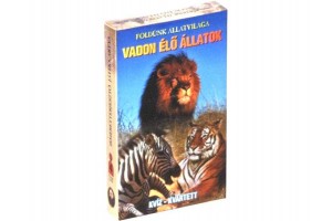 Vadon élő állatok kvartett kártyák