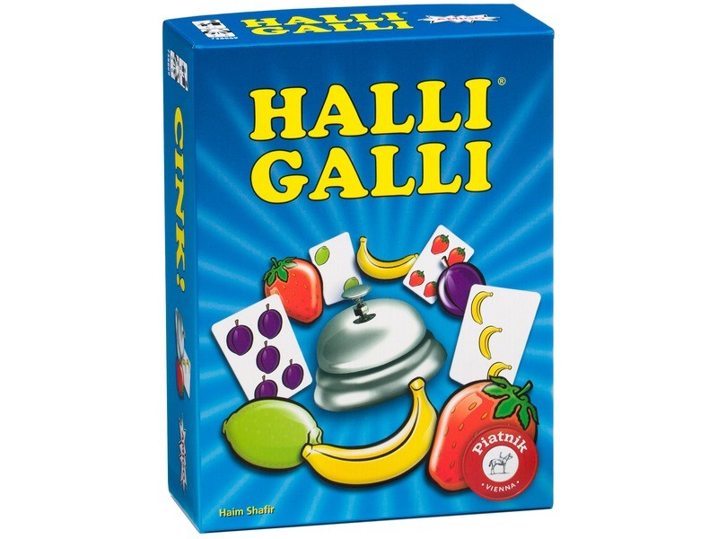 Halli Galli társasjáték - 56 kártya és csengő