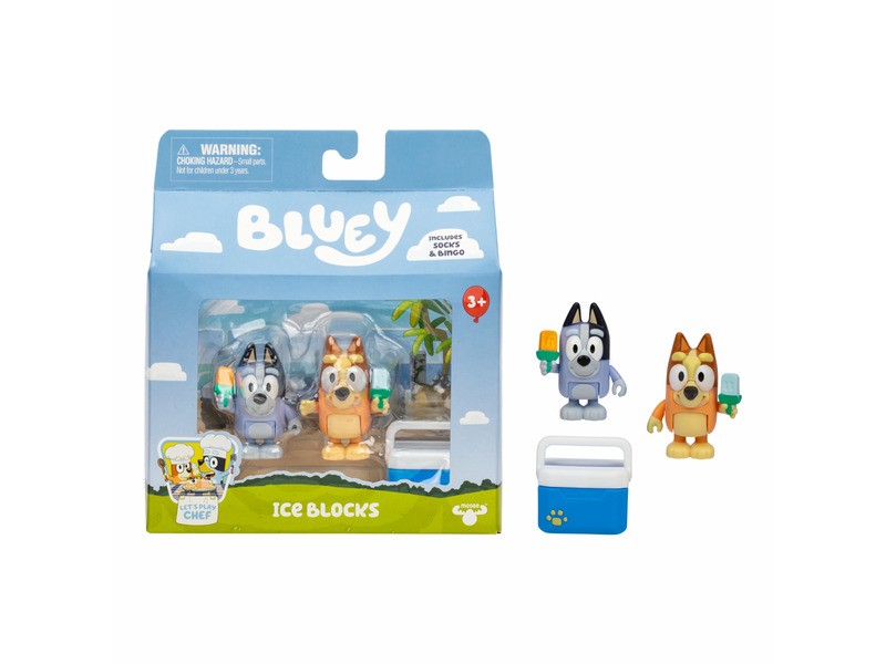 Bluey dupla figura jégkrém témájú