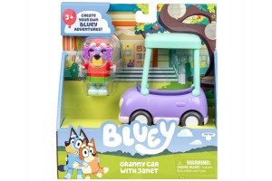 Bluey autó Janet figurával