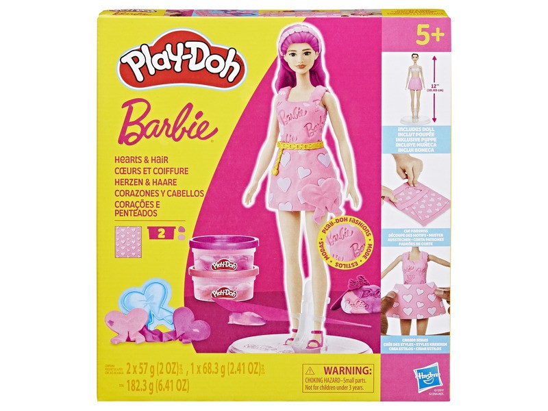 Play-Doh Barbie szívek és hajkorona - termékkép