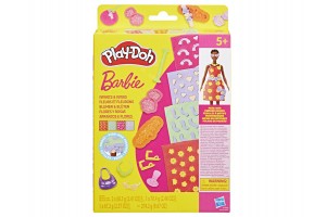 Play-Doh Barbie divattervező minták - kreatív sablonok