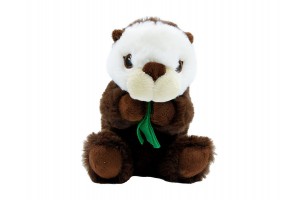 ECO S plüss vidra 17 cm - újrahasznosított PET