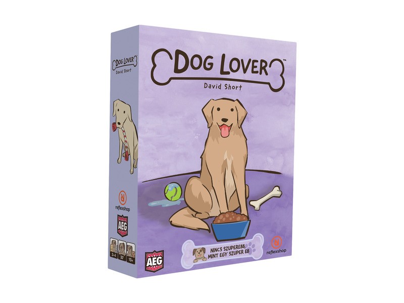 Dog Lover társasjáték doboza - kutyás családi játék
