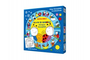 Bogyó és Babóca Hónapos társasjáték - doboz és tábla