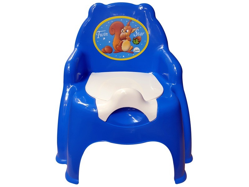 Színes kivehető betétes gyerek bili, karfás