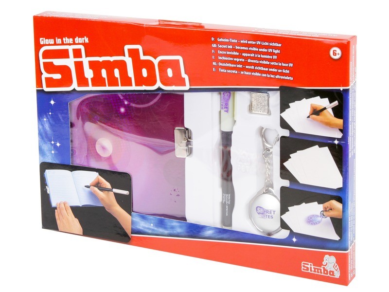 Simba titkos jegyzettömb és UV toll készlet