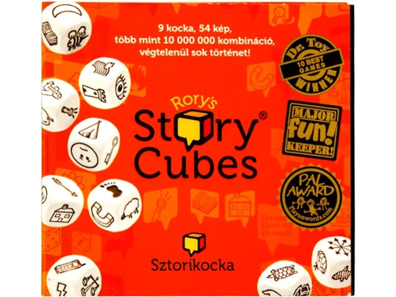 Sztorikocka társasjáték — Kreatív történetalkotás