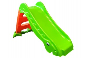 Dragon gyerekcsúszda lime-zöld/narancs, 3 lépcsős mini