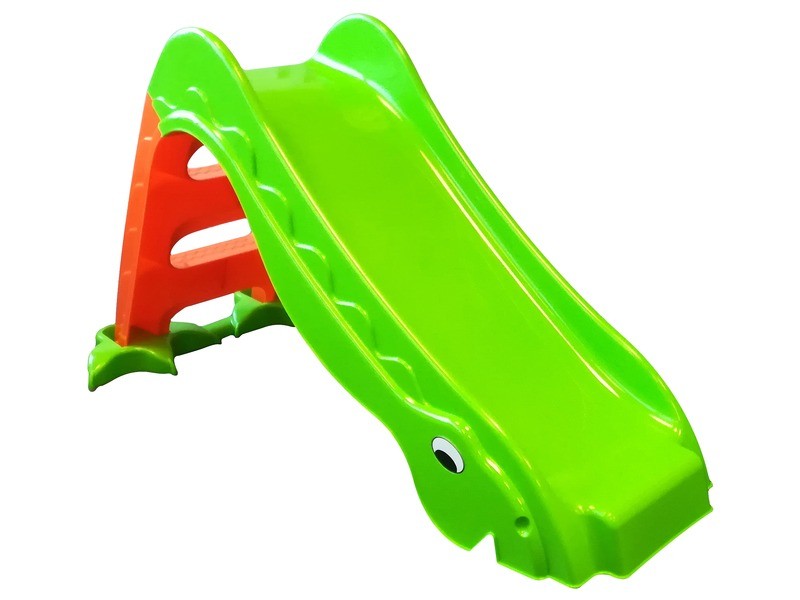 Dragon gyerekcsúszda lime-zöld/narancs, 3 lépcsős mini