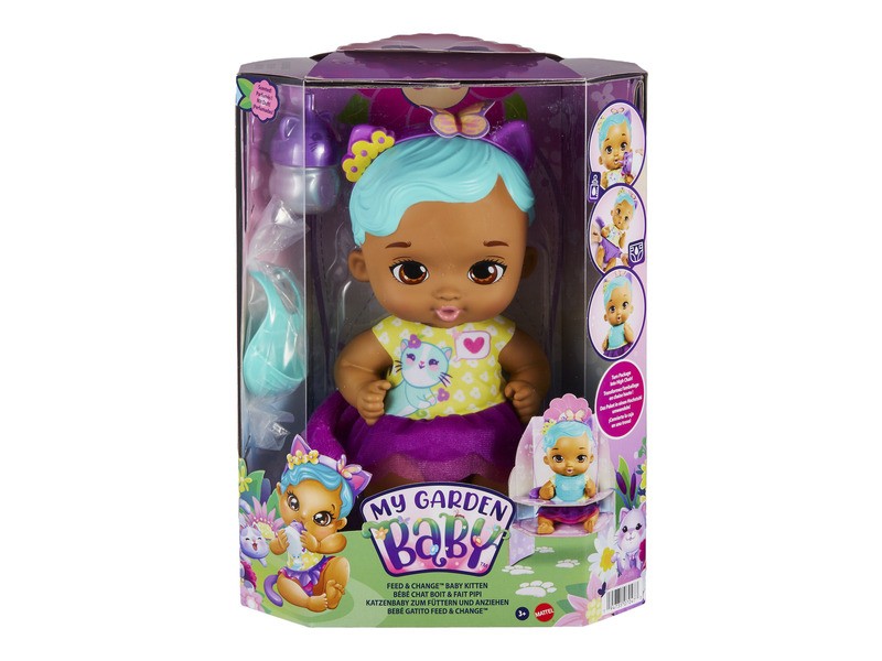 My Garden Baby - Türkiz Cica (30 cm) cicás ruhában