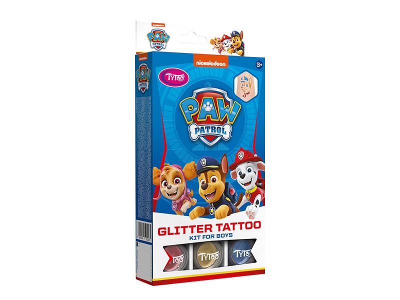 TyToo Mancs Őrjárat csillámtetoválás szett