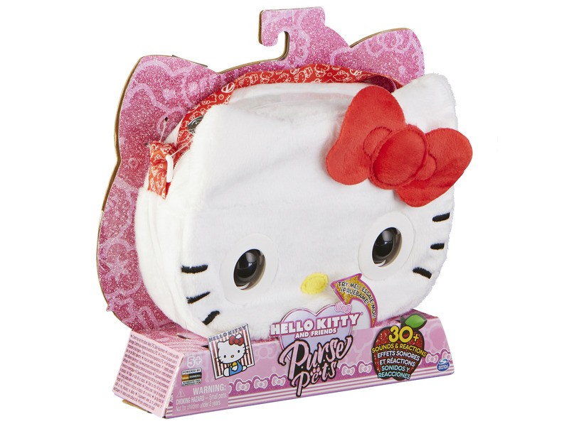 Purse Pets Hello Kitty interaktív táska, 23×7×23 cm