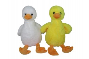 Hangot adó plüss liba, 20 cm