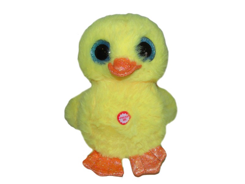 Hápogó kacsa 14 cm – sárga