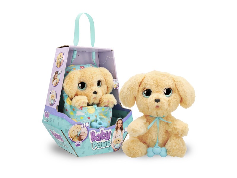 Bébi Mancs Labrador plüss - puha, csukható szemű kutyus