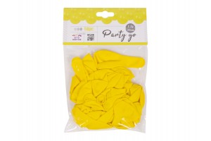 Sárga 25 cm lufi - 50 db/csomag