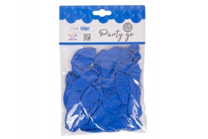 Kék 25 cm lufi – 50 db/csomag