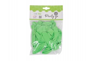 Zöld 25 cm lufi - 50 db/csomag