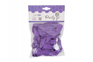 Lufi 25 cm lila - 50 db/csomag