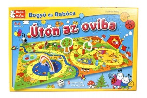 Bogyó és Babóca: Úton az oviba - doboz, bábuk, játéktábla