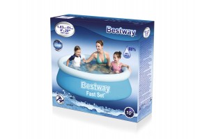 Bestway medence 183x51 cm - puha falú