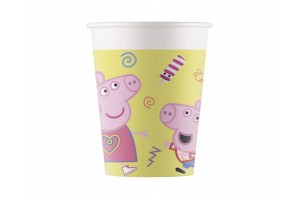 Peppa malac papírpohár - 200 ml, 8 db