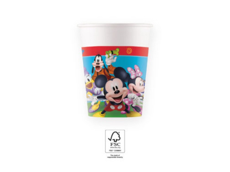Mickey Rock the House papírpohár 200 ml (8 db)