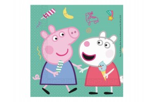 Peppa malac szalvéta 33x33 cm, 20 db