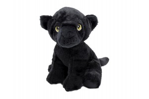 ECO plüss fekete párduc 16 cm