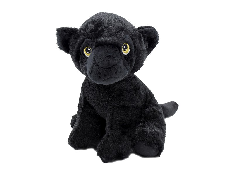 ECO plüss fekete párduc 16 cm