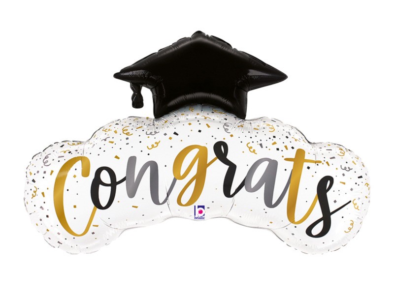 Ballagási fólia lufi 102 cm - önzáró szelep