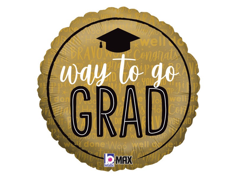 Ballagási fólia lufi (45 cm)