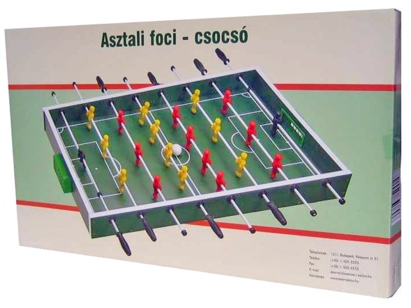 Asztali foci (csocsó) - 80×40 cm, masszív kivitel