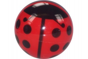 Katicás lakkfényű gumilabda 22 cm