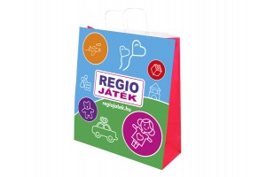 REGIO JÁTÉK ajándéktáska 45 x 50 cm, játék mintás