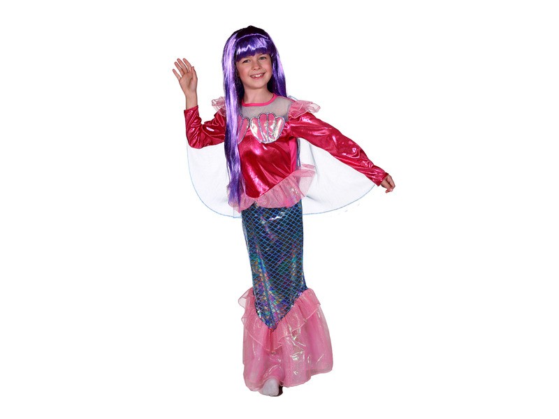 Sellő jelmez lányoknak – paróka a csomagban