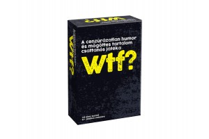 Cheatwell - WTF? társasjáték doboz, kártyák és homokóra