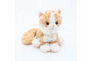 Cica nyávogó plüssfigura, 23 cm – többféle