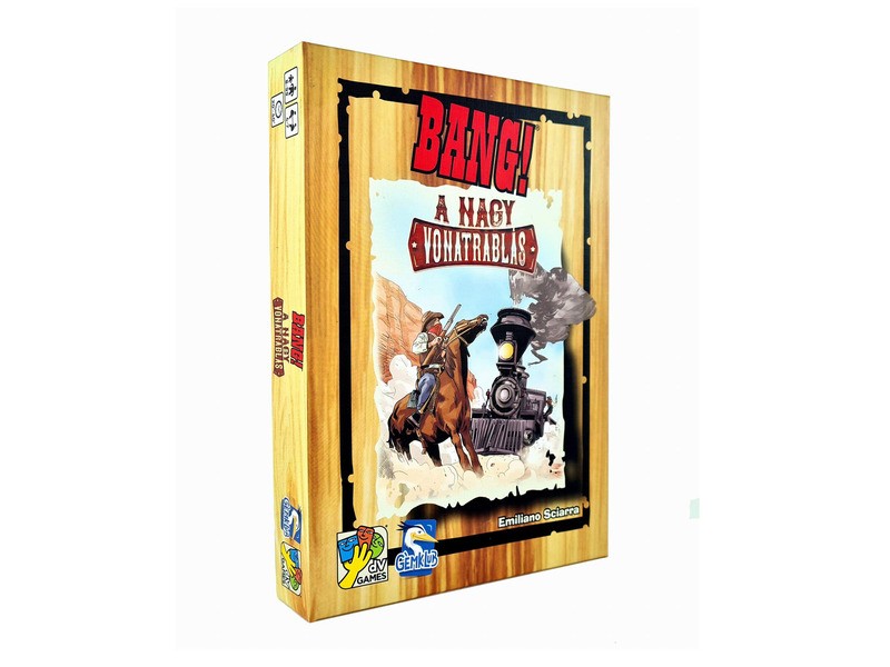 Bang! A nagy vonatrablás – kiegészítő borító