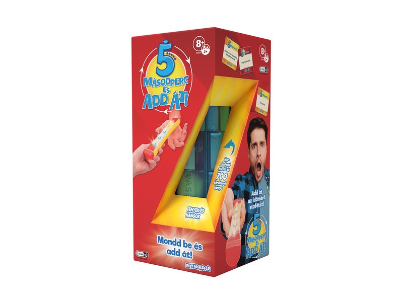 5 másodperc és add át! – party társasjáték, stafétabot