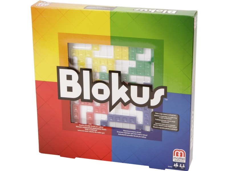Blokus társasjáték – színes formák a játéktáblán