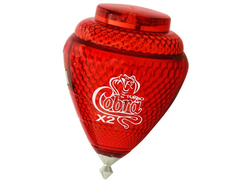 Turbo Cobra peonza - többféle színek, kígyóbőr mintás