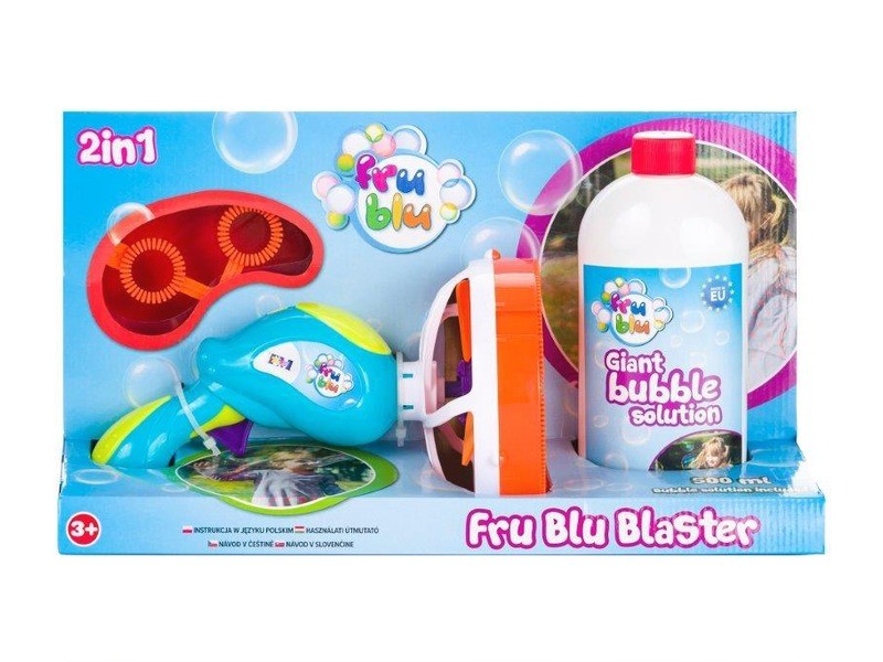 Frublu buborék ágyú és folyadék