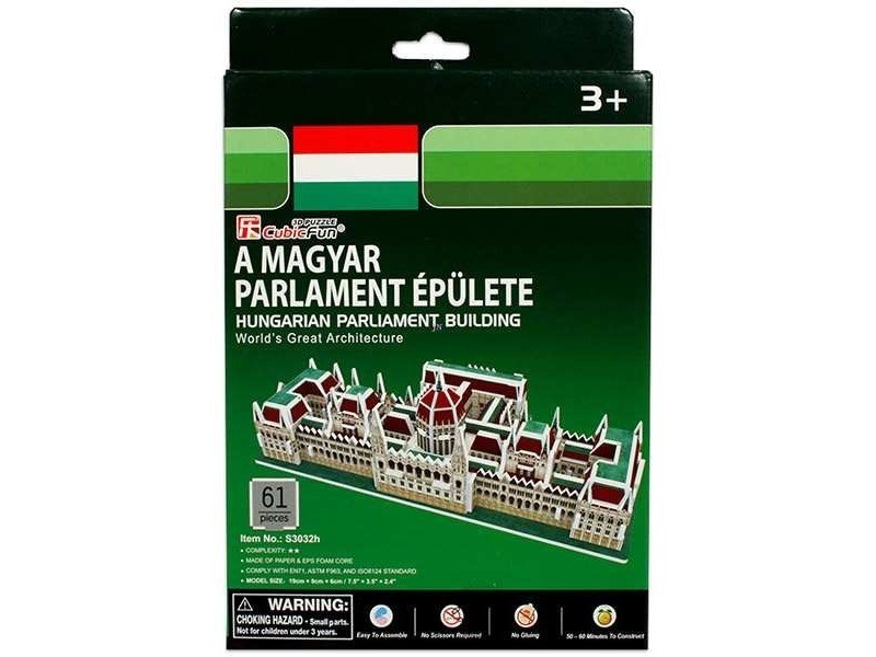 Magyar Parlament 61 darabos 3D puzzle