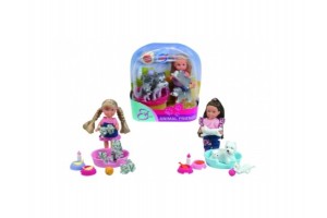 Simba Évi baba állatokkal – 12 cm