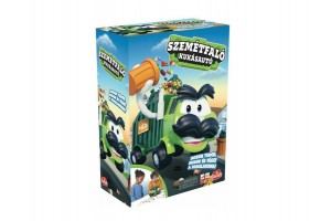 Szemétfaló kukásautó - családi társasjáték (4+)