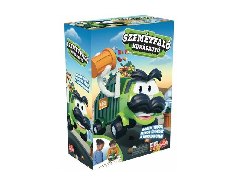 Szemétfaló kukásautó - családi társasjáték (4+)